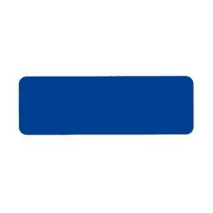 Deep Blue, Royal Azure Return Address Label