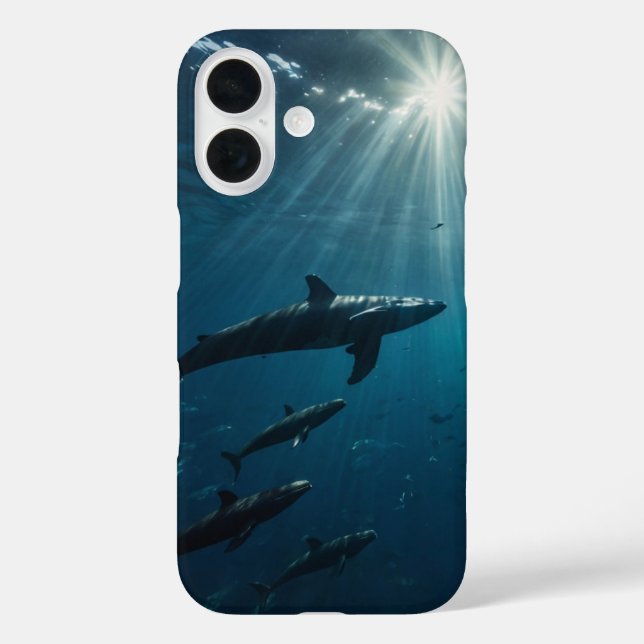 Deep Blue Silence Case-Mate iPhone Case (Back)