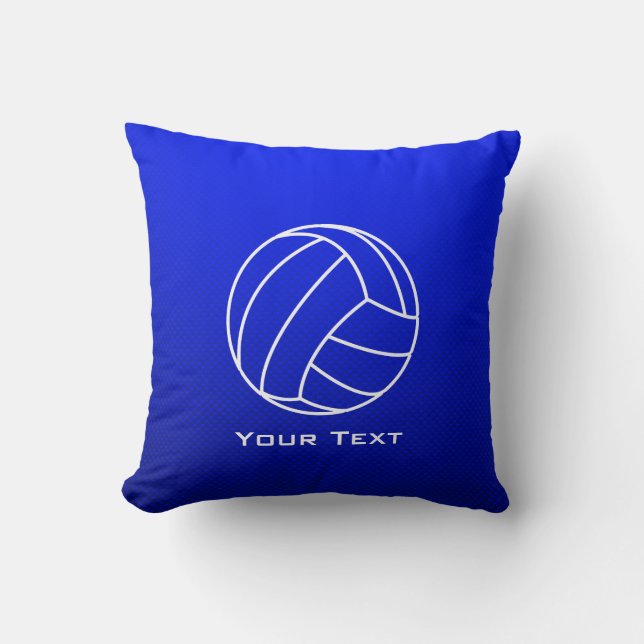Deep Blue Volleyball Cushion (Front)