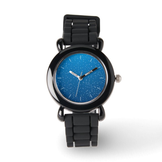 Deep Blue Water and Tiny Bubbles Watch (Front)