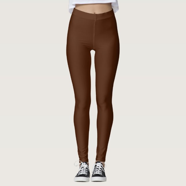 Deep Brown Leggings (Front)