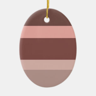 Deep Coloured Block Arrt Ceramic Ornament