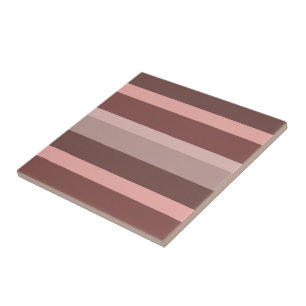 Deep Coloured Block Arrt Tile