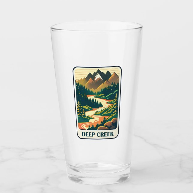 Deep Creek Idaho Colours Glass (Front)