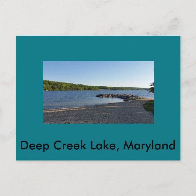 Deep Creek Lake Maryland Postcard (Front)