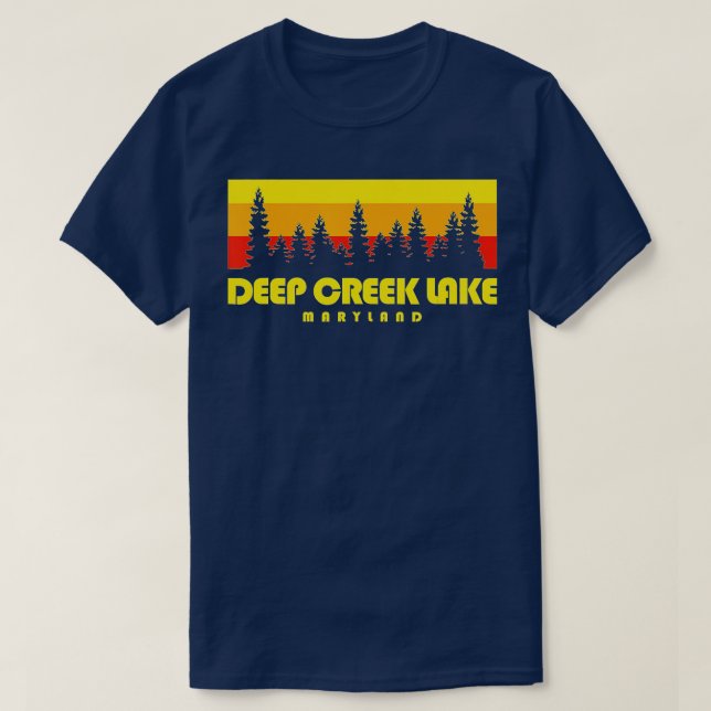 Deep Creek Lake Maryland  rees  Deep Creek Lake  T-Shirt (Design Front)