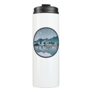 Deep Creek Lake Maryland Reflection Thermal Tumbler