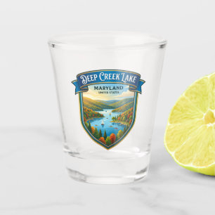 Deep Creek Lake Maryland Shot Glass