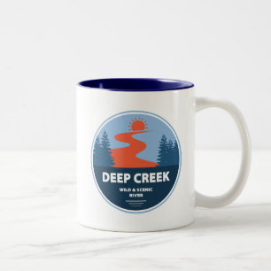 Deep Creek Wild And Scenic River Idaho Two-Tone Coffee Mug