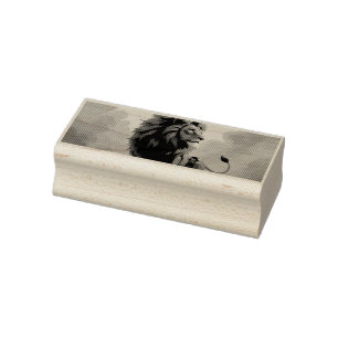 Deep Crimson Glow – The Lion of Burning Destiny. Rubber Stamp