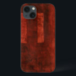 Deep Crimson Painting with Geometric Shapes iPhone 13 Case<br><div class="desc">If you love red then this is the print for you. Geometric shapes populate the background. Get your hands on this wonderful print today!</div>