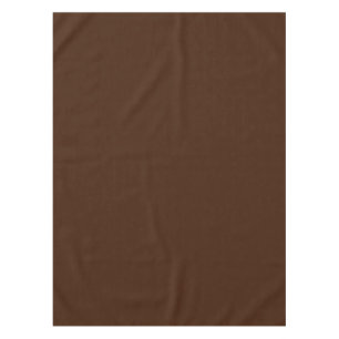Deep Dark Brown Solid Colour Tablecloth