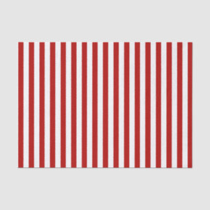 Deep Dark Red and White Stripes   DIY Tissue Paper