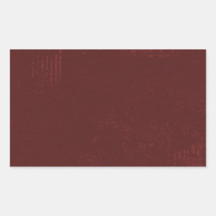 DEEP DARK RICH MAROON RED BURGUNDY TEXTURE TEMPLAT RECTANGULAR STICKER
