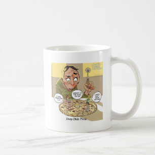 Deep Dish Pizza Funny Philosophical Coffee Mug
