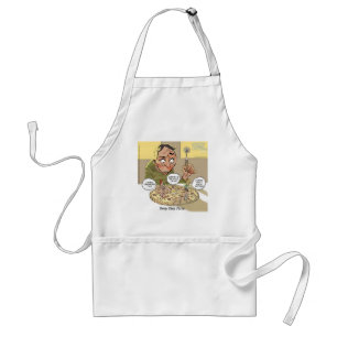 Deep Dish Pizza Funny Philosophical Standard Apron