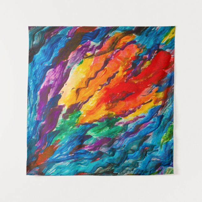 deep dive into the unknownabstract,art,backgrounds tapestry (Front)