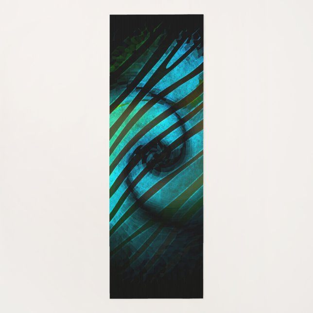 deep down in the ocean yoga mat (Back)