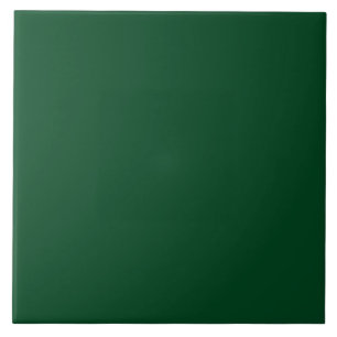 Deep Earthy Green Ceramic Tile. Tile