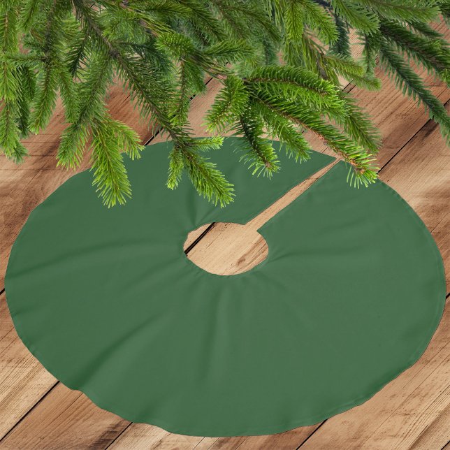 Deep Elegant Christmas Green  Polyester Tree Skirt (Creator Uploaded)