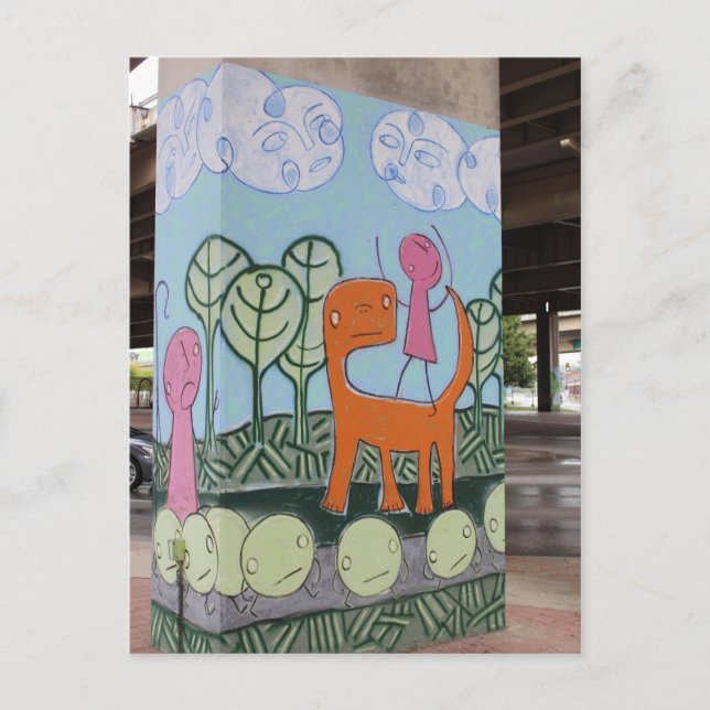 Deep Ellum Graffiti Artwork # 60 Postcard (Front)