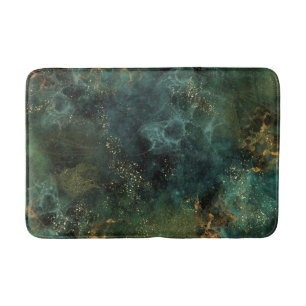 Deep Emerald Green Creative Bath Mat