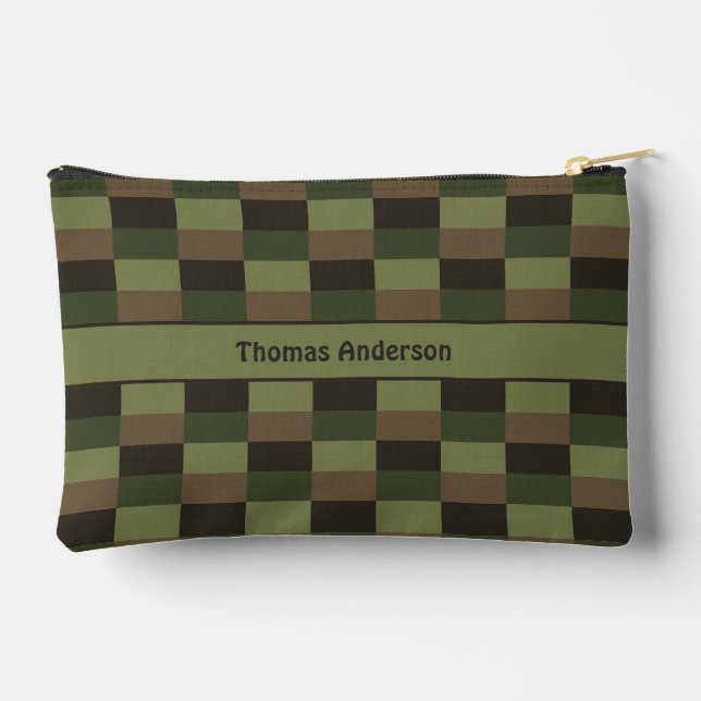 Deep Forest Colour Combination Accessory Pouch (Back)