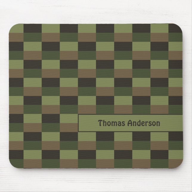 Deep Forest Colour Combination Mouse Pad (Front)
