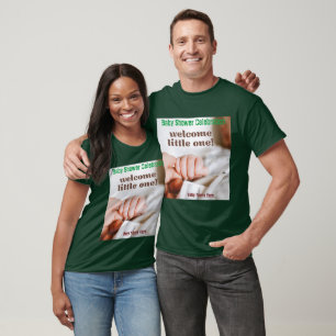 Deep Forest Custom Baby Shower Celebration  T-Shirt