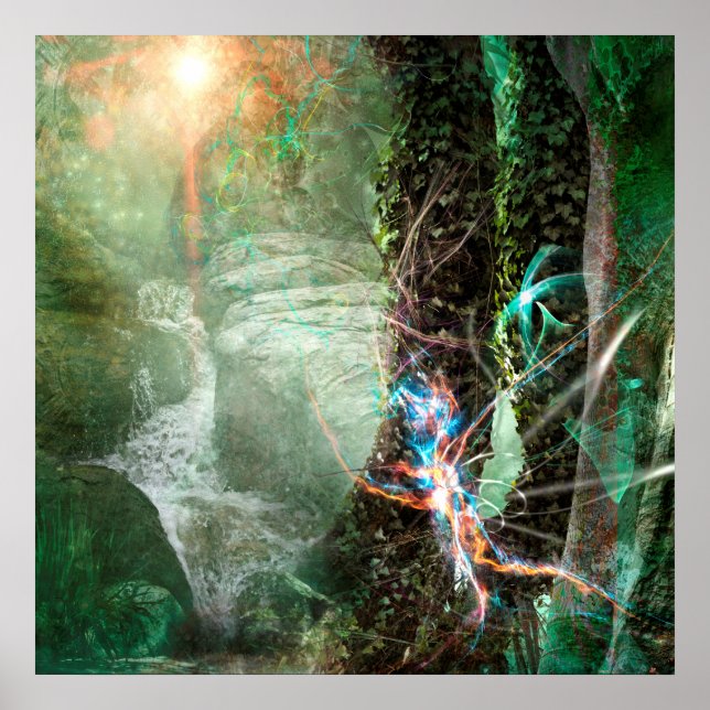 DEEP FOREST ELEMENTAL SPRITE POSTER (Front)