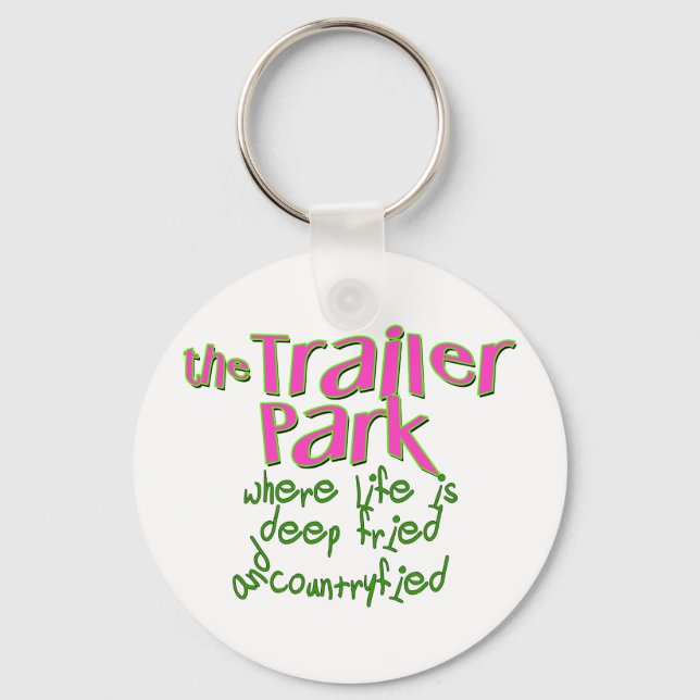 Deep Fried Countryfied Key Ring (Front)