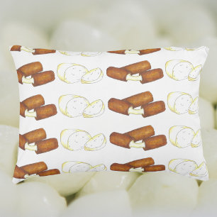 Deep Fried Mozzarella Cheese Sticks Junk Food  Decorative Cushion