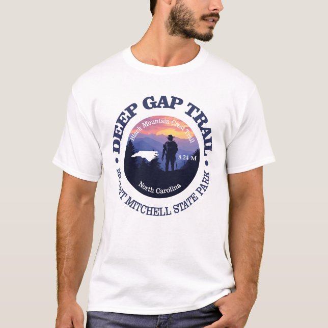 Deep Gap Trail (rd2) T-Shirt (Front)