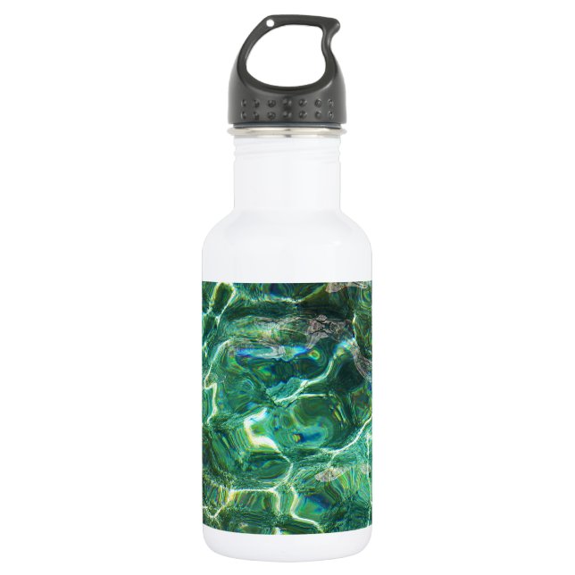 Deep green fresh waters 532 ml water bottle (Front)