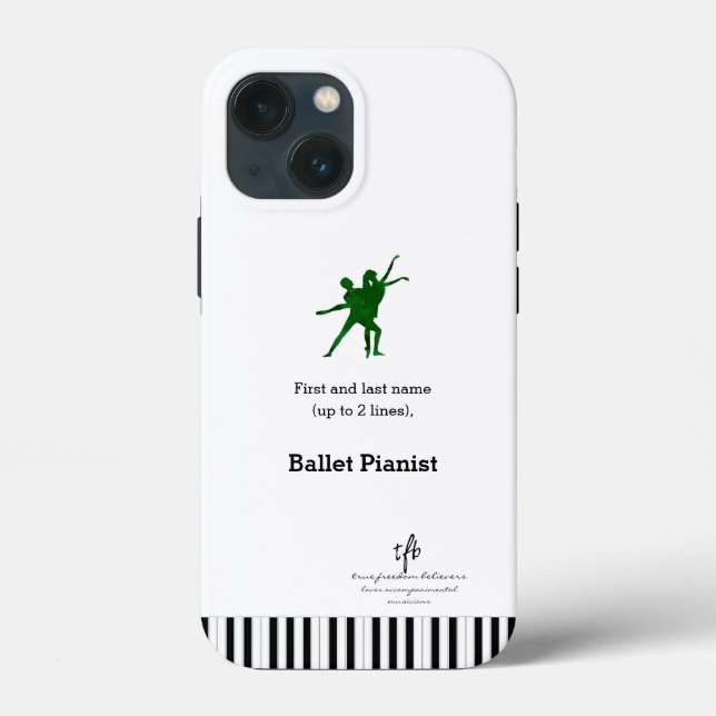 Deep Green I PDD Ballet Pianist Case-Mate iPhone Case (Back)