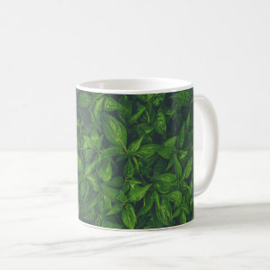 Deep Green Leaves Coffee Mug