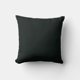 Deep Green Solid Plain Color Cushion
