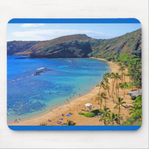 Deep Hanauma Bay 3, Honolulu, Oahu, Hawaii Inland Mouse Pad