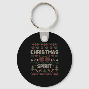 Deep In The Christmas Srit Couple Matching Christm Key Ring