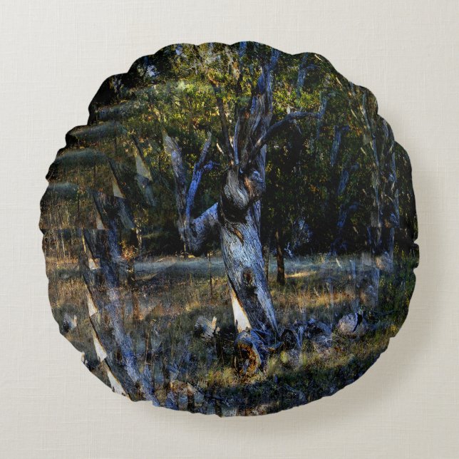Deep in the Forest....... Round Cushion (Front)
