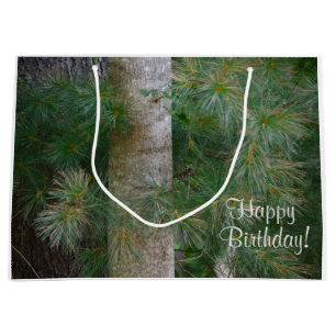 Deep In The Pines Happy Birthday Large Gift Bag