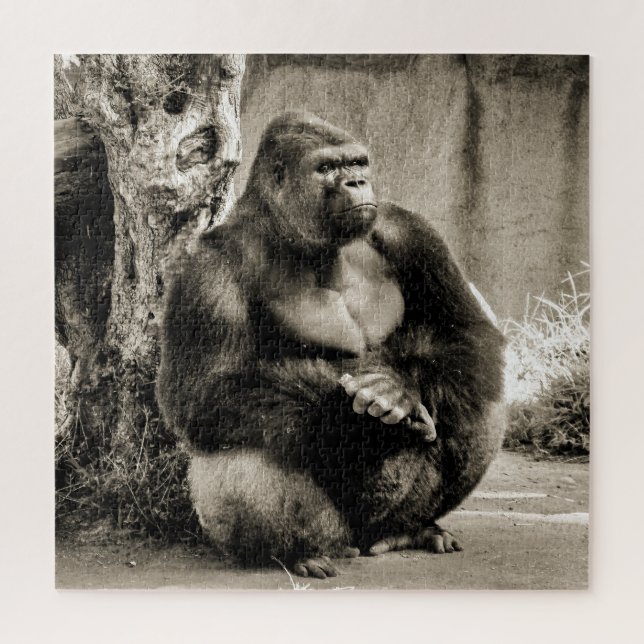 DEEP IN THOUGHT Jigsaw Puzzle (Vertical)