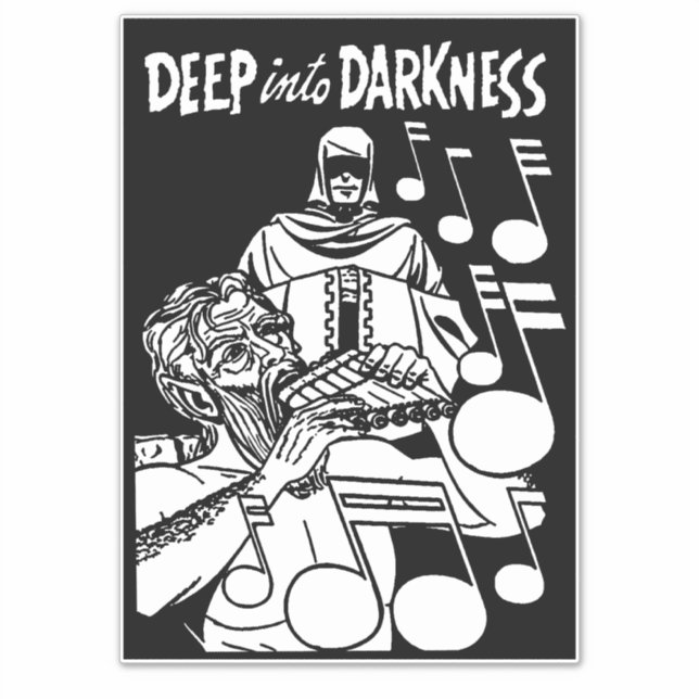 Deep Into Darkness Vintage Comics Grim Reaper art  (Front)