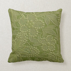 “Deep Lime Green Pattern Look” Cushion
