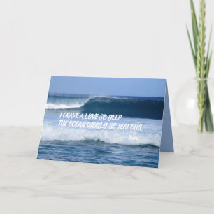 DEEP LOVE CRAVE RUMI QUOTE CARD