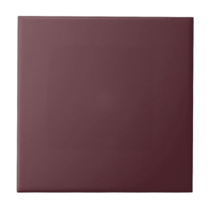 Deep Maroon Solid Colour Ceramic Tile