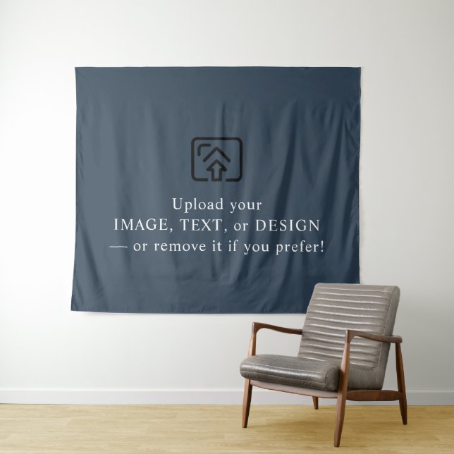 Deep Navy Blue Tapestry – Make It Yours Today (In Situ (Horizontal))