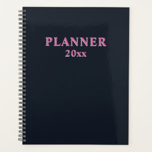Deep navy pink  planner
