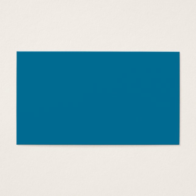 Deep Ocean Blue Personalised Aqua Teal Background (Front)
