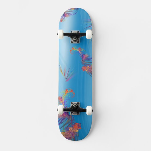Deep Ocean - cool and beautiful design - Skateboard (Front)